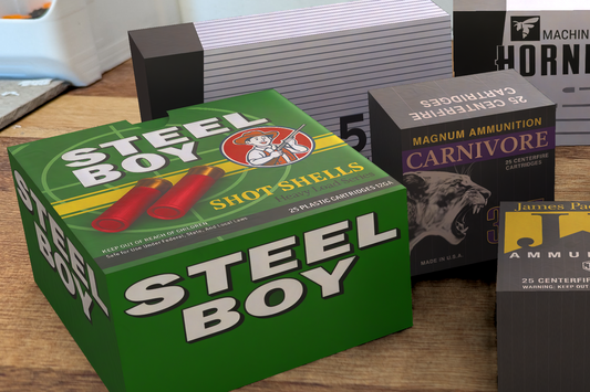 RE2 + RE3 Ammo Boxes Papercraft Cutouts Print Files