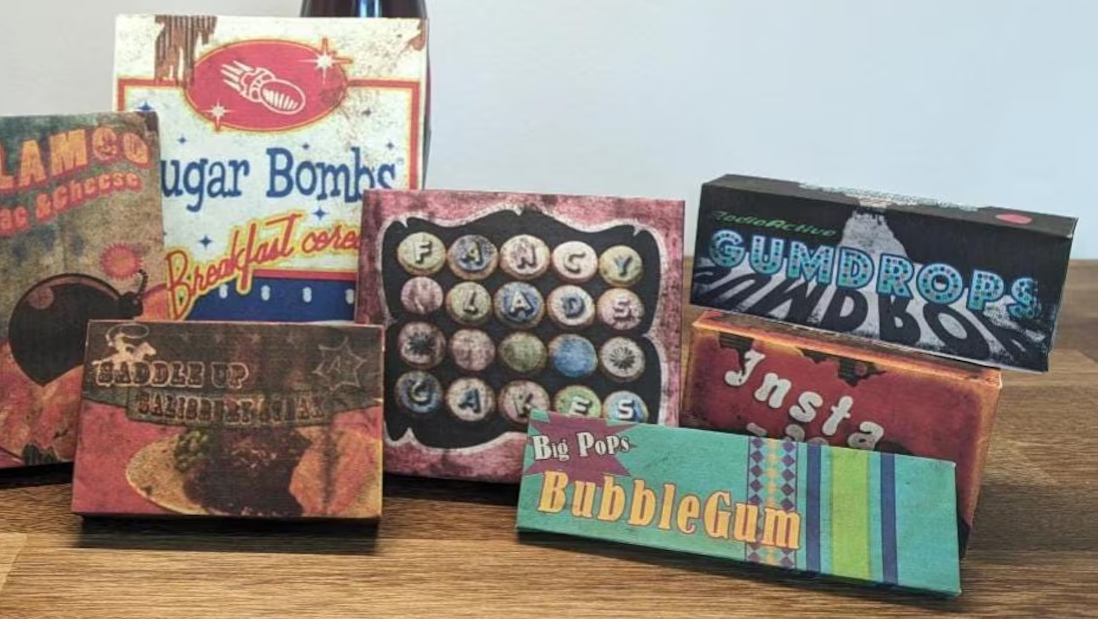 Wasteland Pre War Food Papercraft Prints Bundle