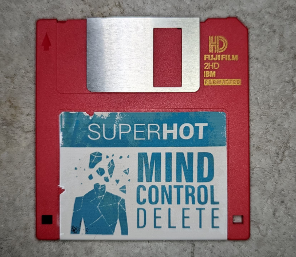SUPERHOT Floppy Disk Replica Printable Files