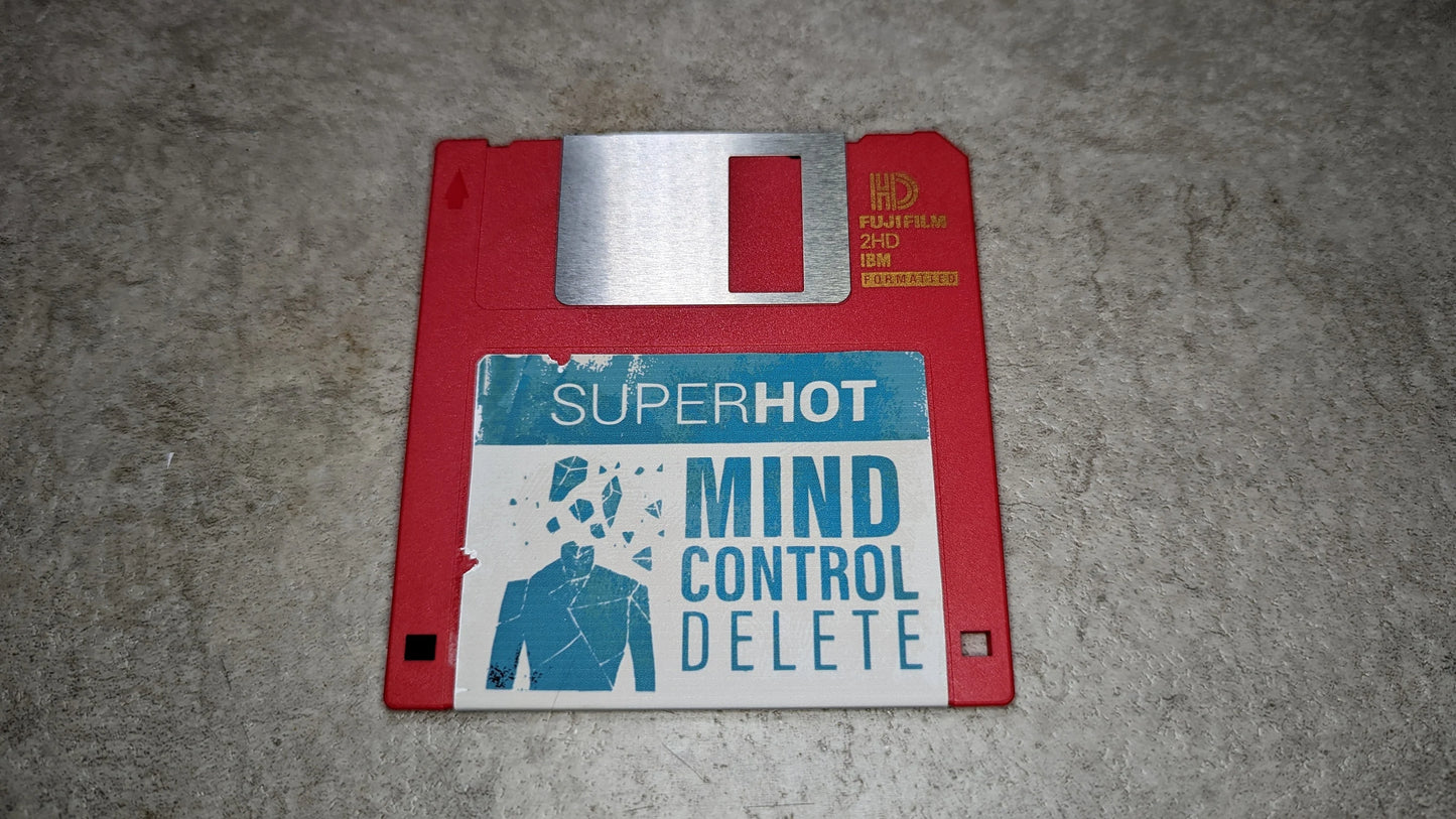 SUPERHOT Floppy Disk Replica Printable Files