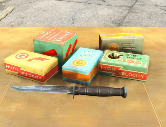 Wasteland Ammo Box Papercraft Prints FO4