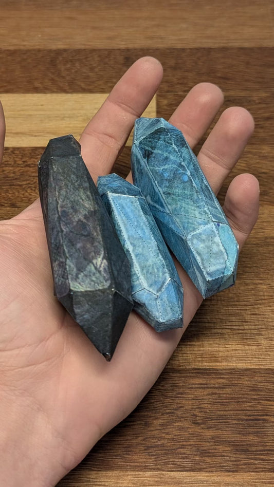 Skyrim Soul Gem Paper Craft Print Bundle