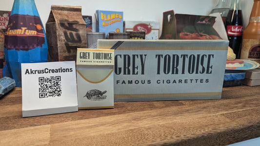 Wasteland Grey Tortoise Brand Cosplay Prop Papercraft Print