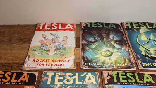 Wasteland Tesla Science Magazines Printable Files