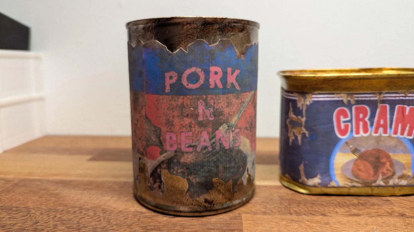 Wasteland Canned Food Sticker Labels Printable Files