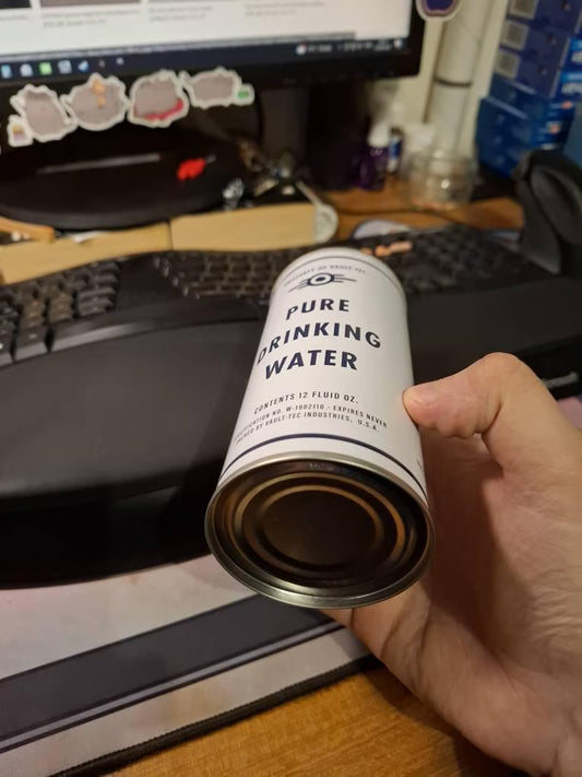 Wasteland Purified Water Canteen Sticker Label From TV Show