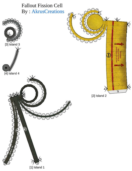 Wasteland Large Ammo Papercraft Bundle