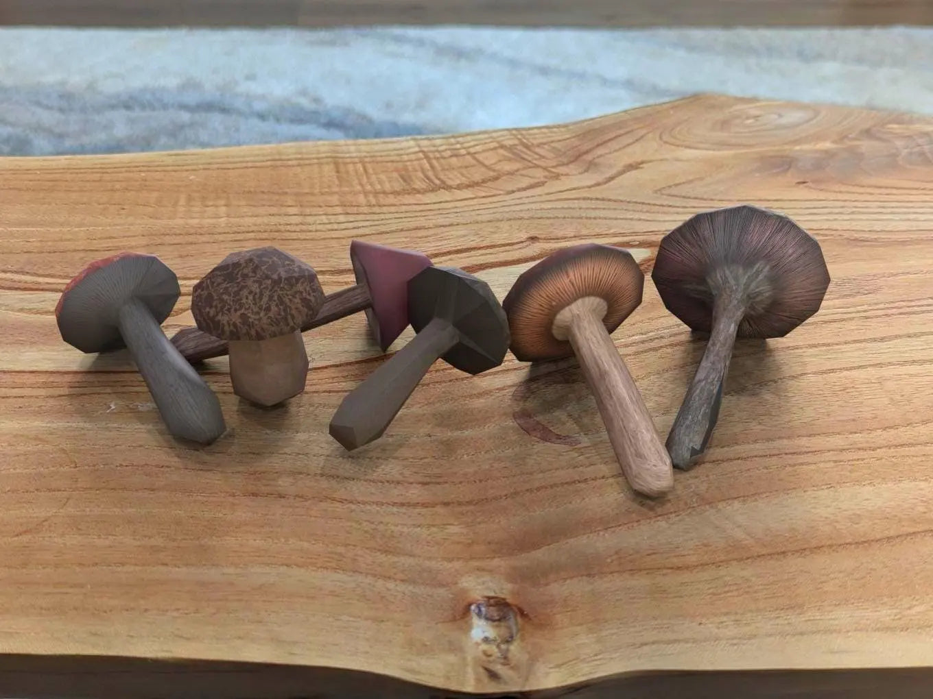 Skyrim Inspired Fantasy Mushroom Papercraft Bundle Digital Files