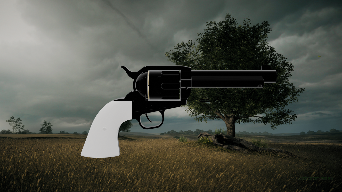 Colt Single Action Army / Peacekeeper 3D Print file with Instructions