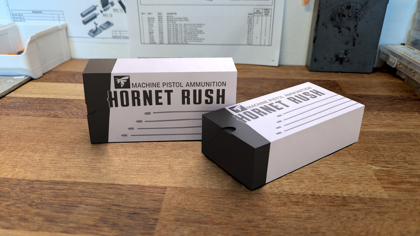 Resident Evil 2 & 3 Hornet Ammo Box Cutout Printable File