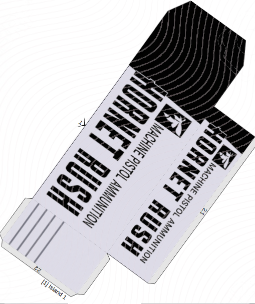 Resident Evil 2 & 3 Hornet Ammo Box Cutout Printable File