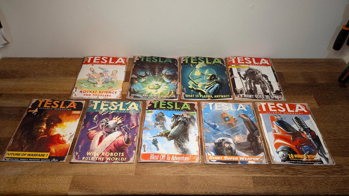 Complete FO4 Wasteland Comics/Magazines/Skill Books Covers Printable Files
