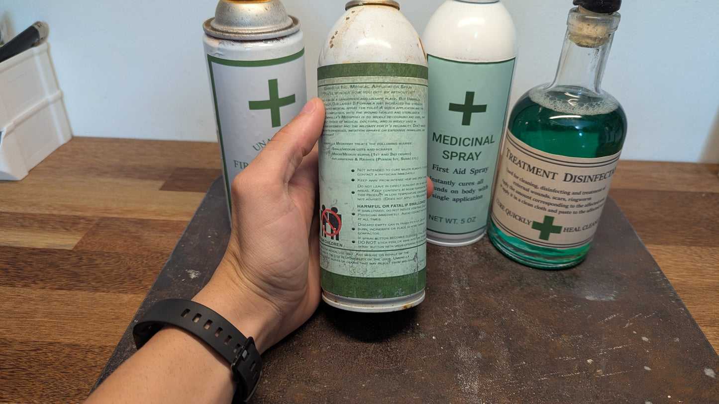 RE Aid Spray & RE8 Aid Vial Printable Labels
