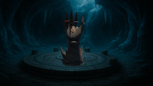 Daedric Style Ring Holder | STL 3D Print File