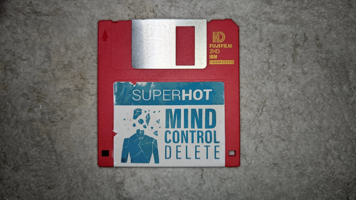 SUPERHOT Floppy Disk Replica Printable Files