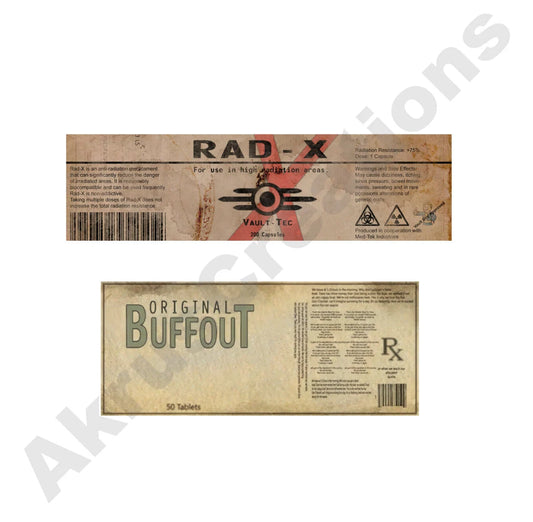 Wasteland Chems Label Printable Sticker File