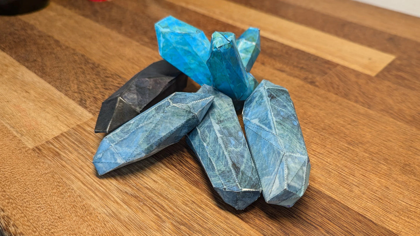 Skyrim Soul Gem Paper Craft Print Bundle