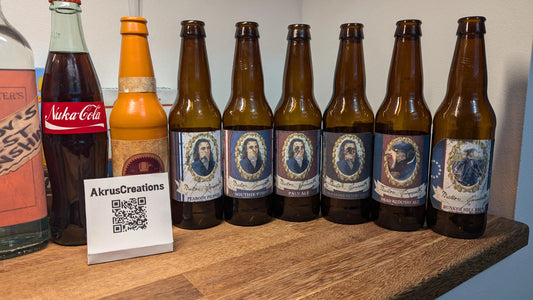 Complete Wasteland Drink Papercraft and Label Bundle (Every Drink)