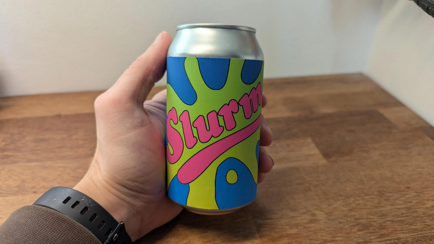 Unofficial Slurm Can Label From Futurama