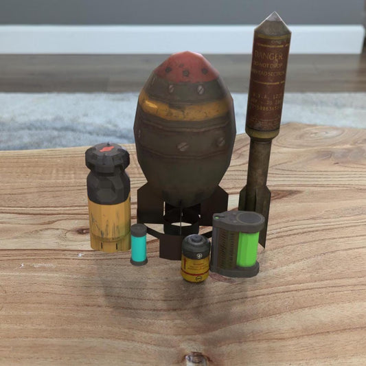 Wasteland Large Ammo Papercraft Bundle
